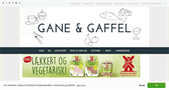 Desktop Screenshot of ganeoggaffel.dk